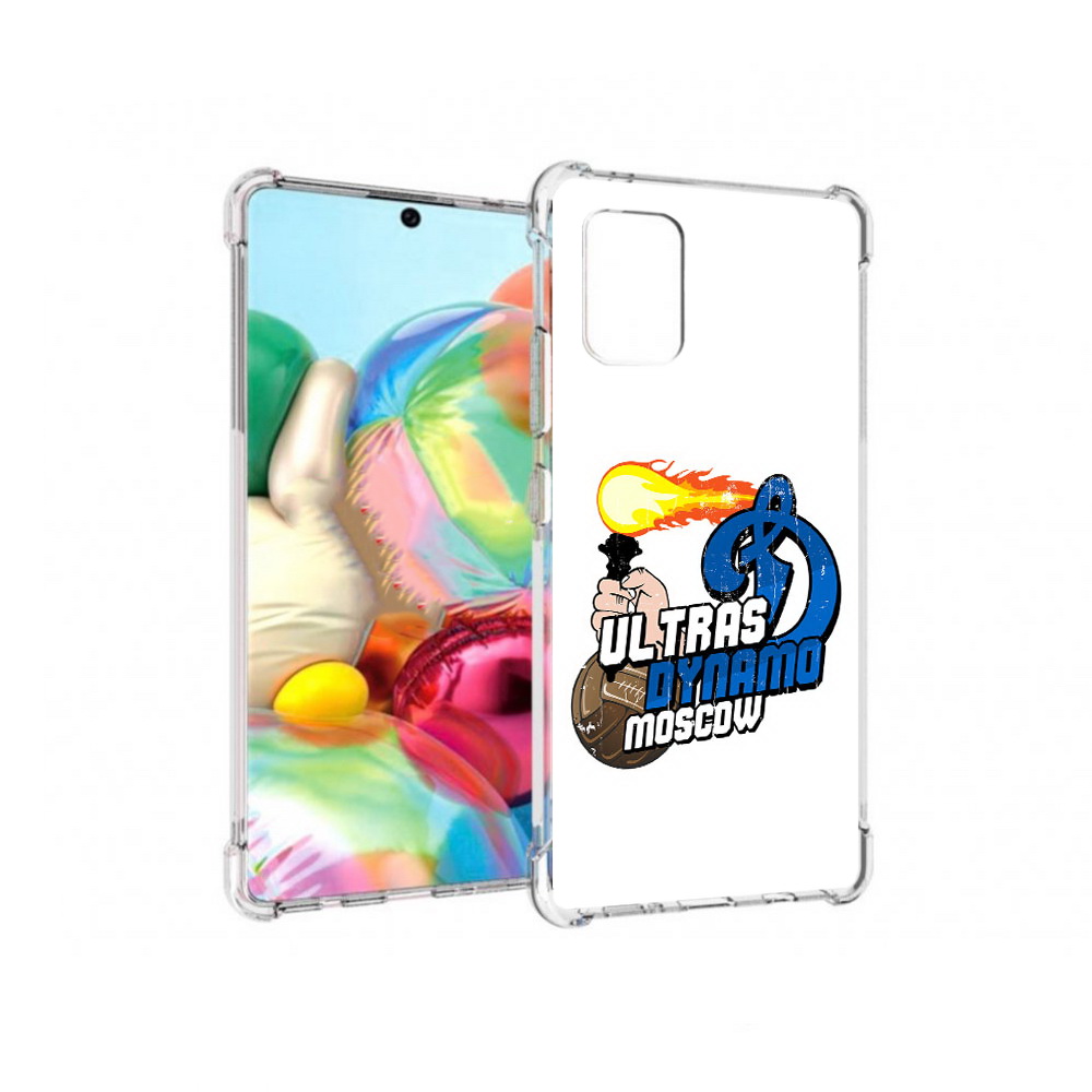 

Чехол MyPads Tocco для Samsung Galaxy A71 ФК Динамо (PT226912.529.177), Прозрачный, Tocco