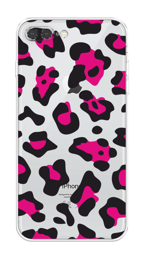 

Чехол на Apple iPhone 7 Plus/8 Plus "Pink cow spots", Черный;розовый, 10750-1