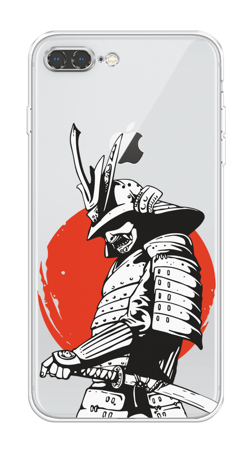 

Чехол на Apple iPhone 7 Plus/8 Plus "Самурай с катаной", Черный;красный;белый, 10750-1
