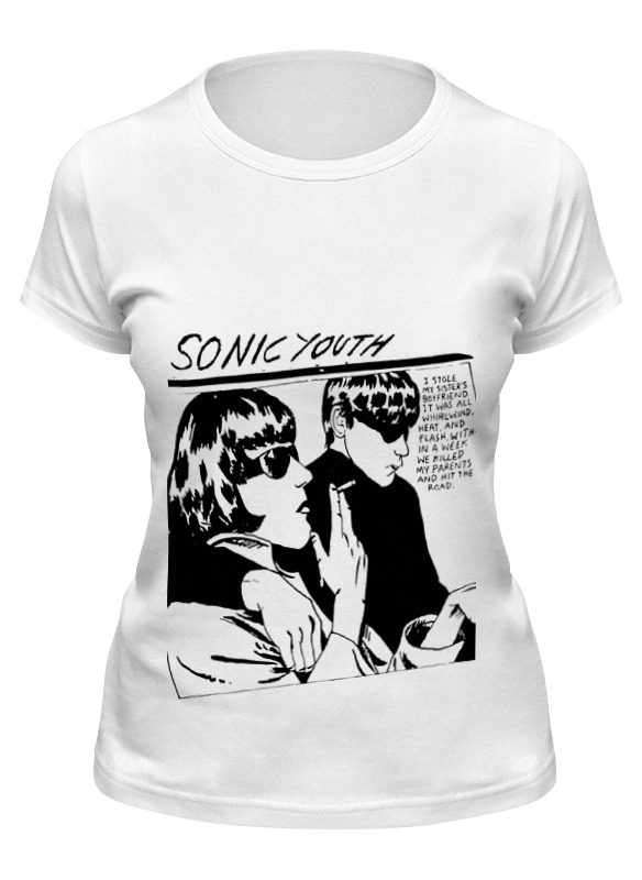 

Футболка женская Printio Sonic youth-goo белая M, Белый, Sonic youth-goo