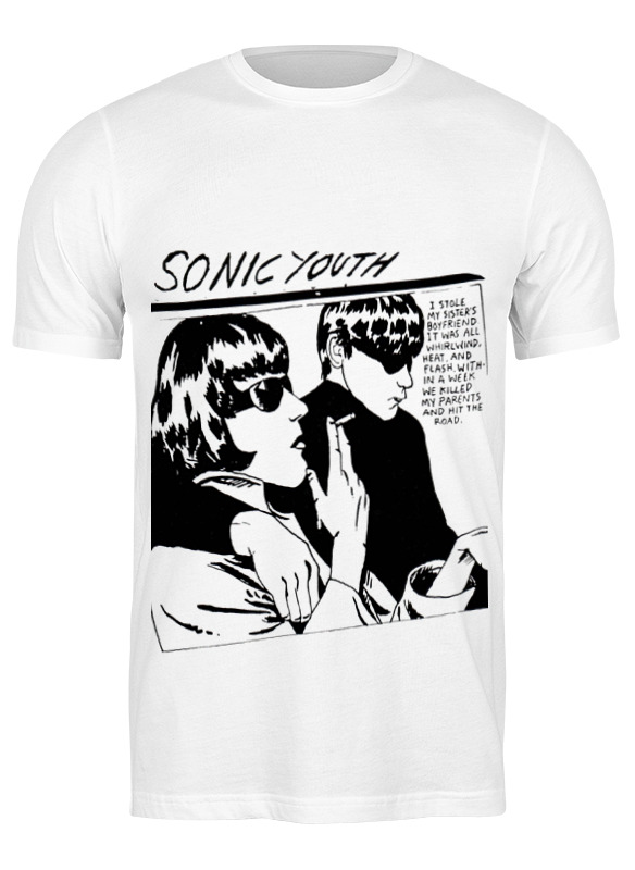 

Футболка мужская Printio Sonic youth-goo белая M, Белый, Sonic youth-goo