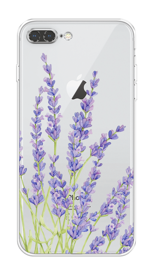 

Чехол на Apple iPhone 7 Plus/8 Plus "Лавандовые стебли", Фиолетовый;зеленый, 10750-1