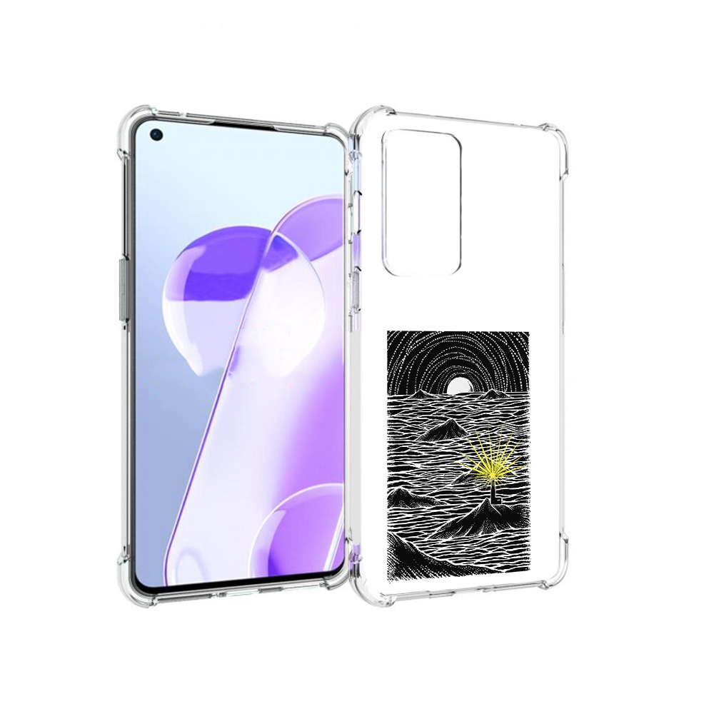

Чехол MyPads Tocco для OnePlus 9RT маяк в черно белом море (PT172016.131.460), Прозрачный, Tocco