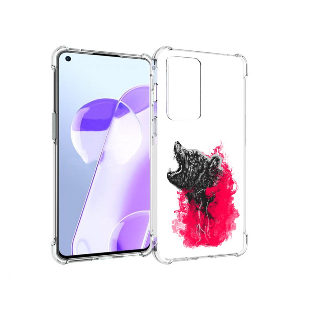 

Чехол MyPads Tocco для OnePlus 9RT медведь в дымке (PT172016.131.463), Прозрачный, Tocco