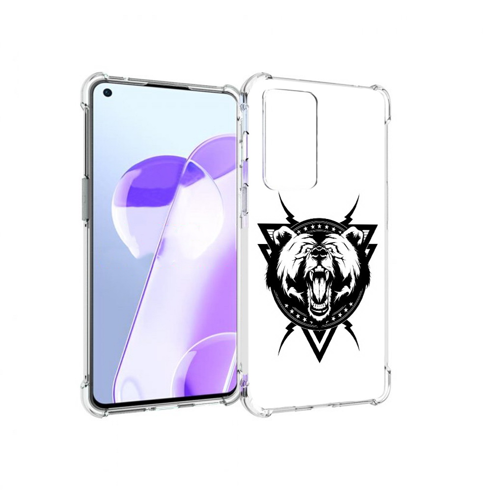 

Чехол MyPads Tocco для OnePlus 9RT медведь в треугольнике (PT172016.131.464), Прозрачный, Tocco