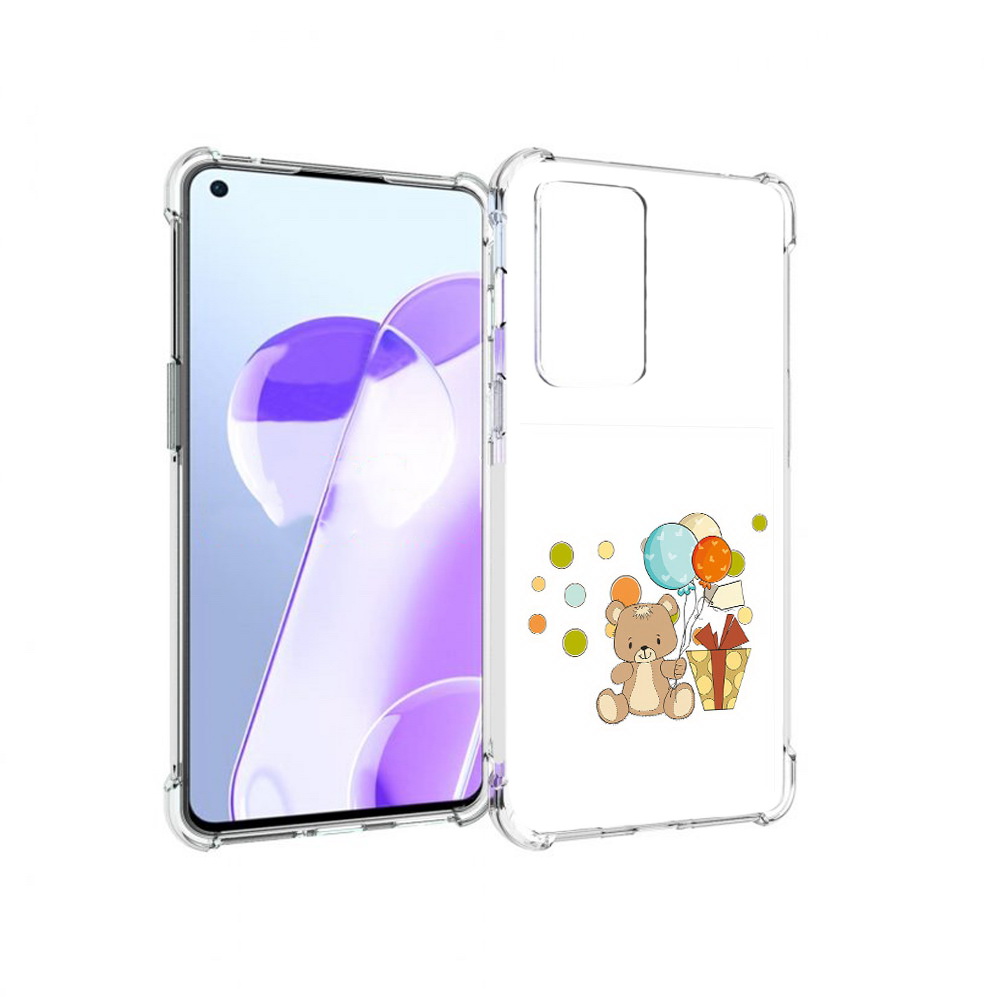 

Чехол MyPads Tocco для OnePlus 9RT медвеженок с подарком (PT172016.131.470), Прозрачный, Tocco