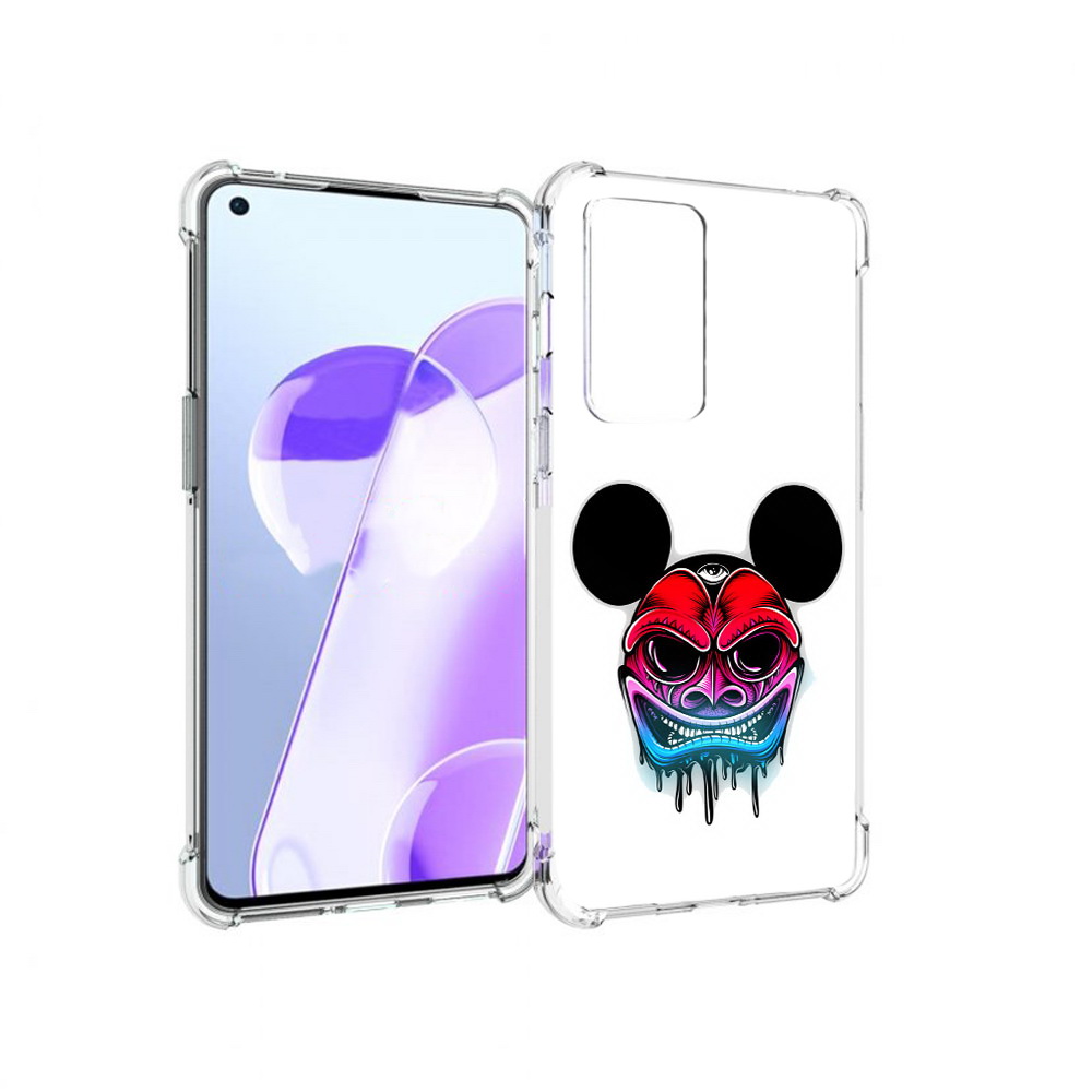 

Чехол MyPads Tocco для OnePlus 9RT микки в маске (PT172016.131.473), Прозрачный, Tocco