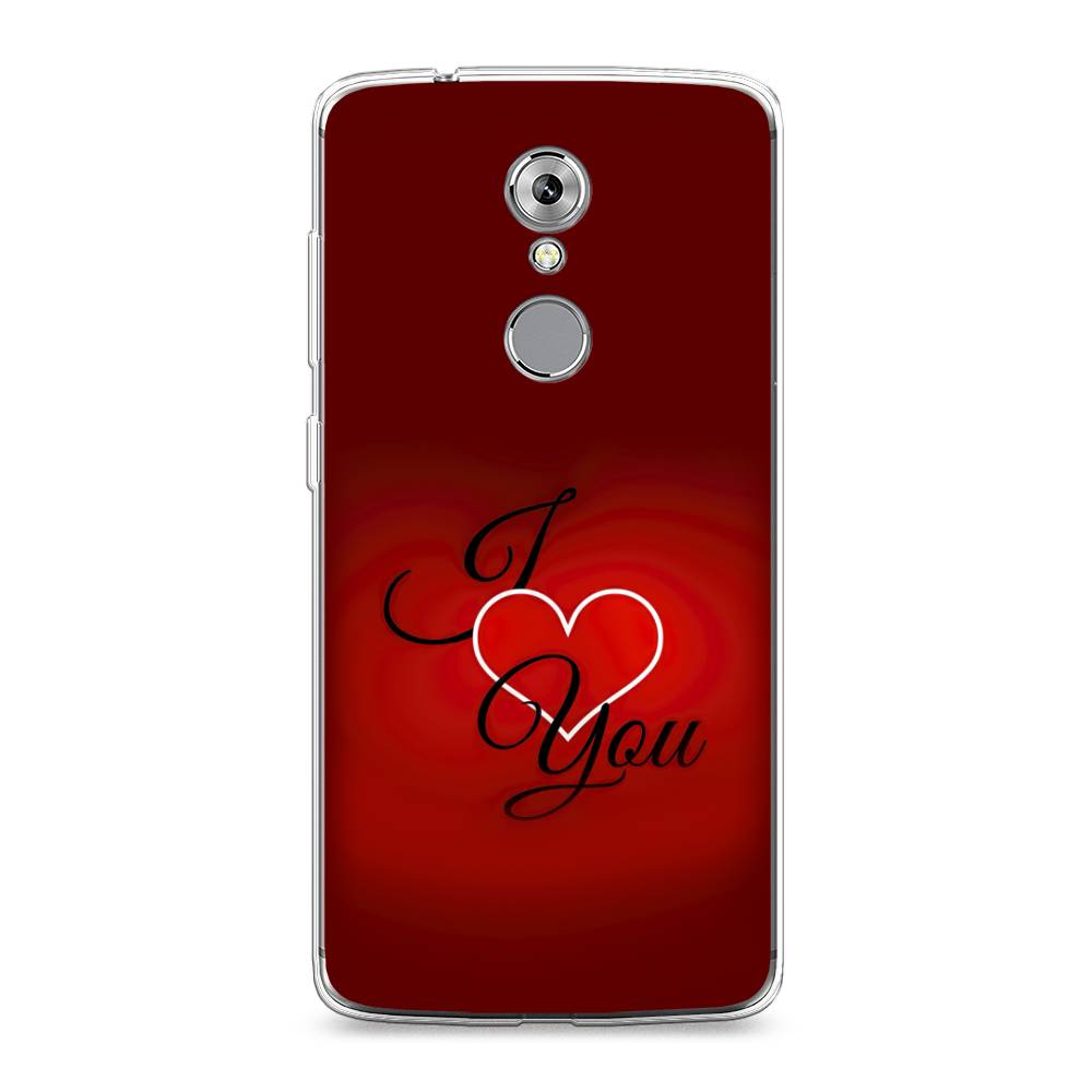 

Чехол Awog на ZTE Axon 7 / ЗТЕ Аксон 7 "I love you 3", Разноцветный, 131450-6