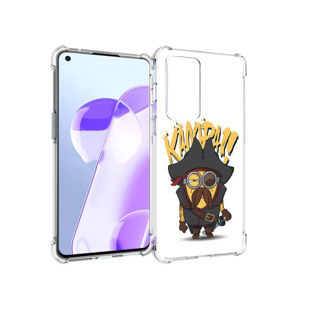 

Чехол MyPads Tocco для OnePlus 9RT миньон пират (PT172016.131.476), Прозрачный, Tocco
