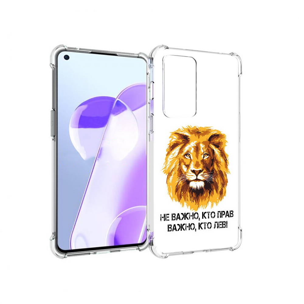 

Чехол MyPads Tocco для OnePlus 9RT мудрый лев (PT172016.131.486), Прозрачный, Tocco