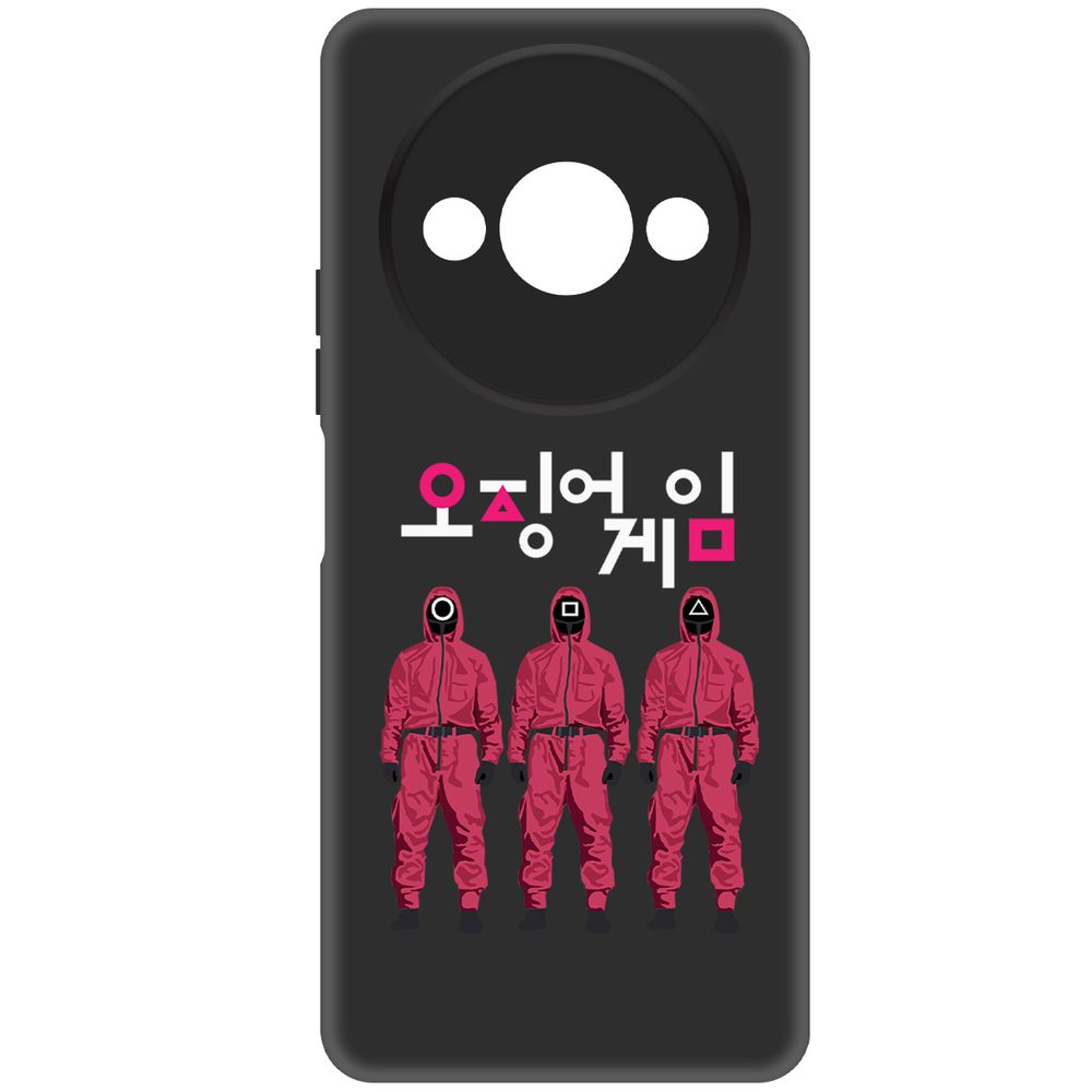 

Чехол-накладка Krutoff Soft Case Игра в кальмара-Персонал для Xiaomi Redmi A3 черный