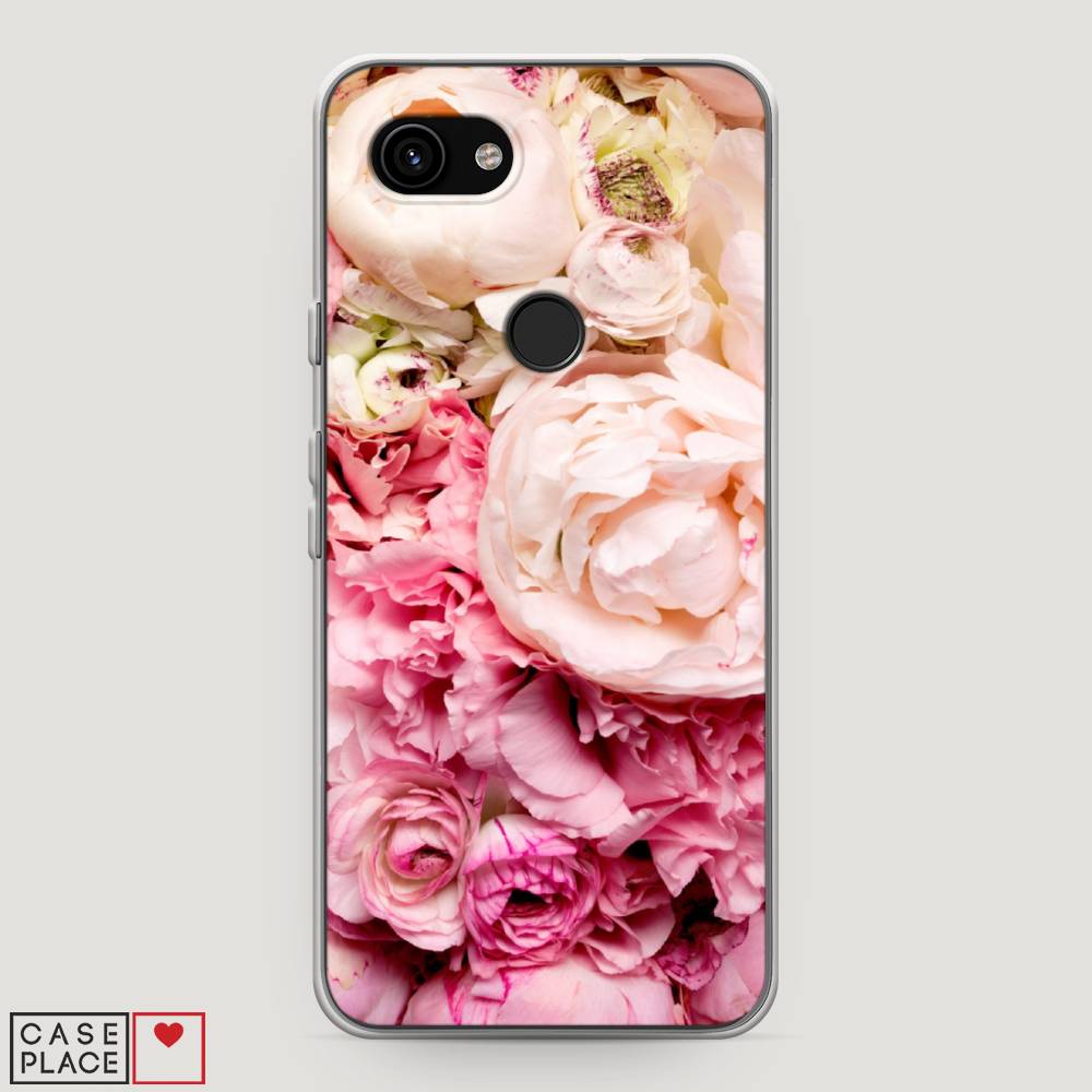 

Чехол Awog на Google Pixel 3a "Пионы яркие", Разноцветный, 270150-8