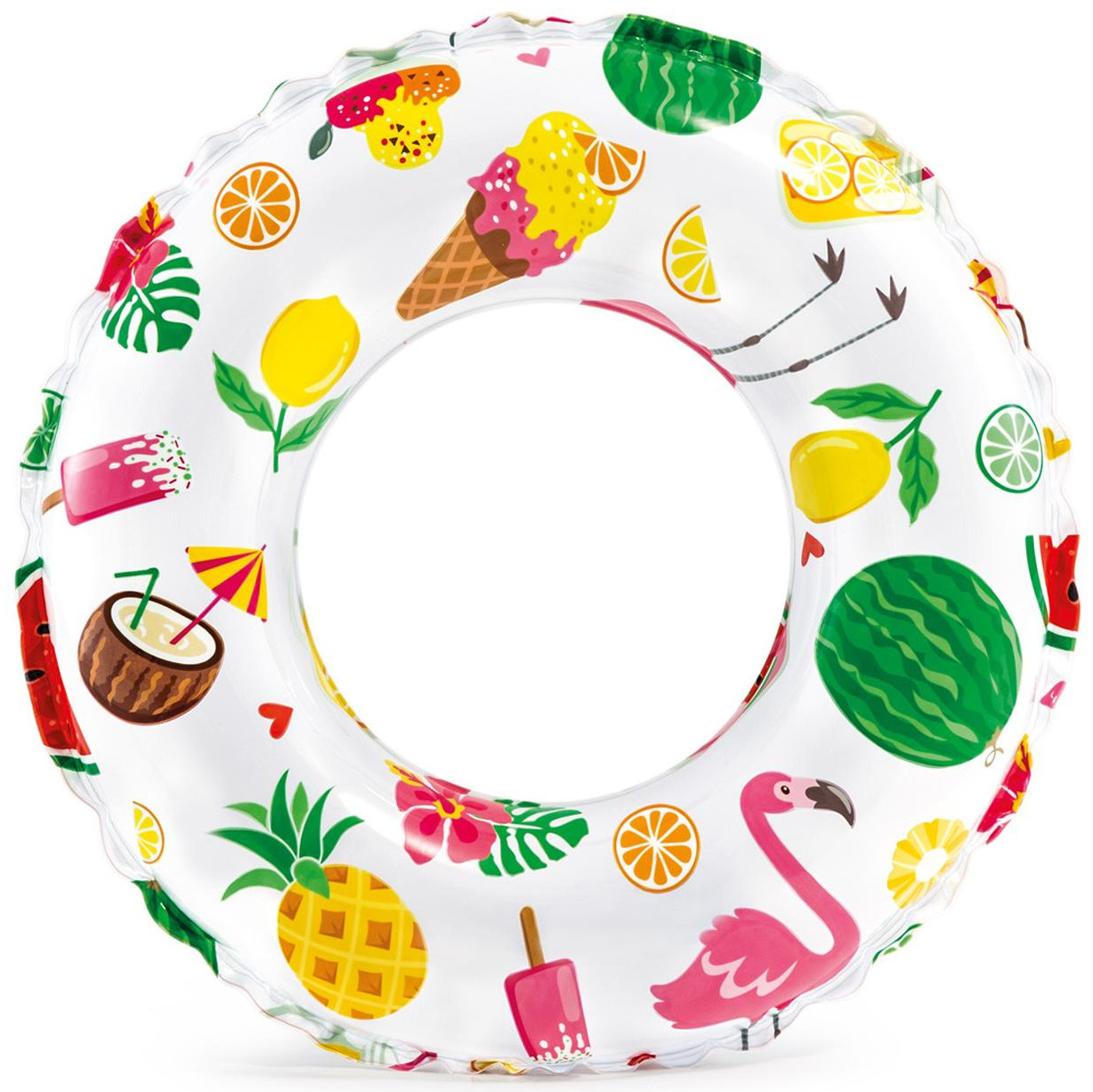 

Круг надувной Intex Swim Ring белый 61 см 96773