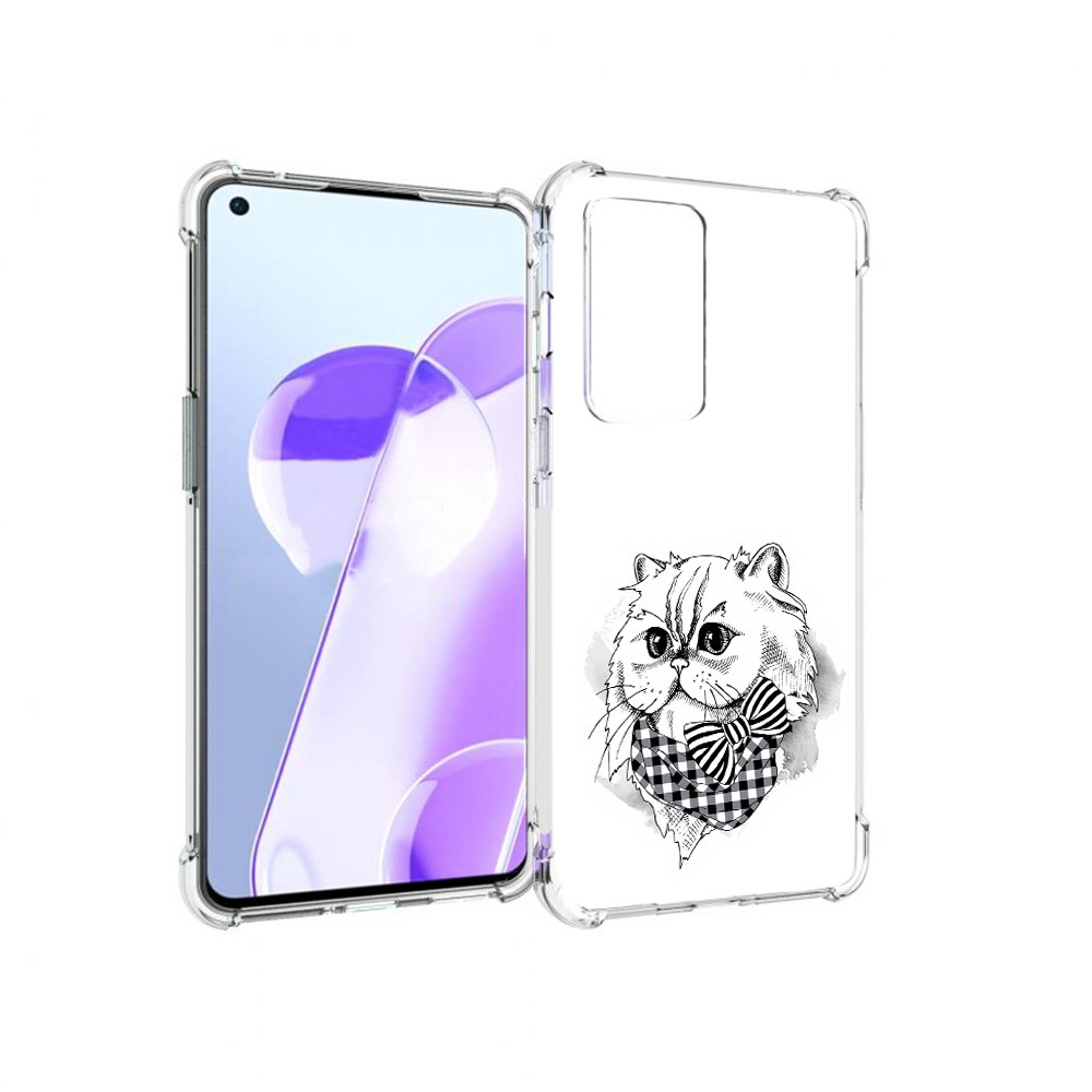 

Чехол MyPads Tocco для OnePlus 9RT нарисованная красивая кошечка (PT172016.131.503), Прозрачный, Tocco