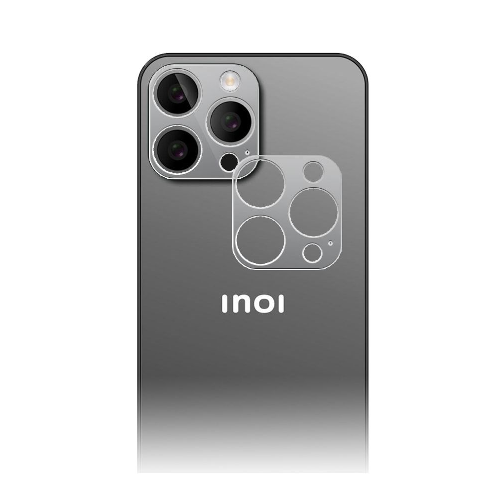 

Стекло защитное гибридное МАТОВОЕ Krutoff для блока камер INOI Note 13s 2 шт