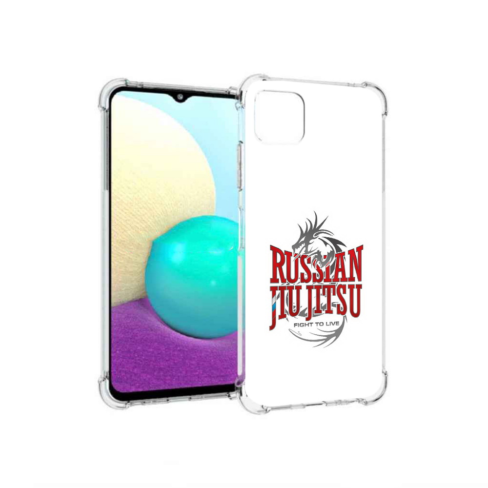 

Чехол MyPads Tocco для Samsung Galaxy A22 джиу джитсу, Прозрачный, Tocco