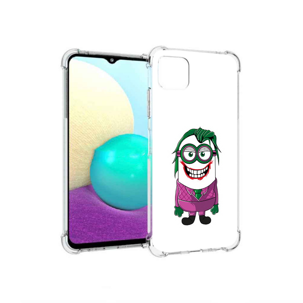 

Чехол MyPads Tocco для Samsung Galaxy A22 джокер миньон, Прозрачный, Tocco