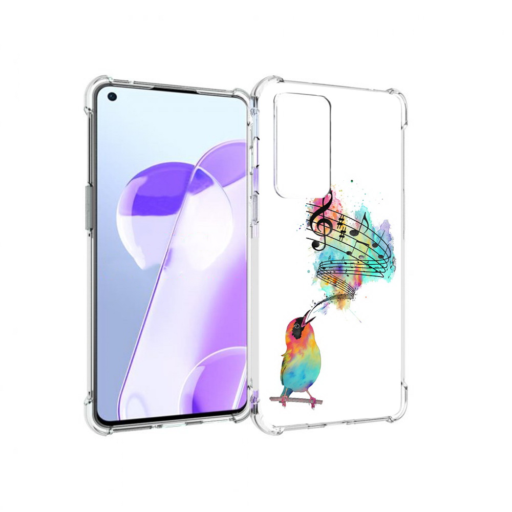 

Чехол MyPads Tocco для OnePlus 9RT певчая птичка (PT172016.131.536), Прозрачный, Tocco