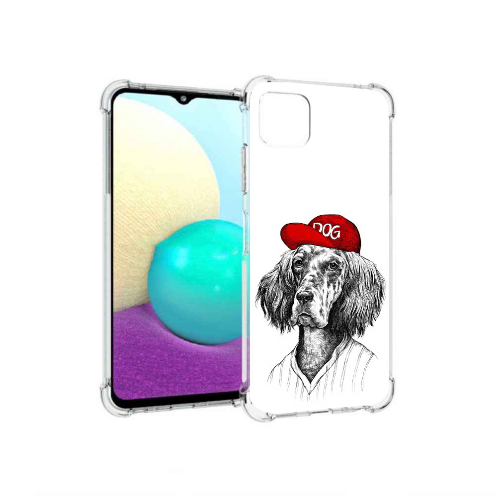 Чехол MyPads Tocco для Samsung Galaxy A22 дог