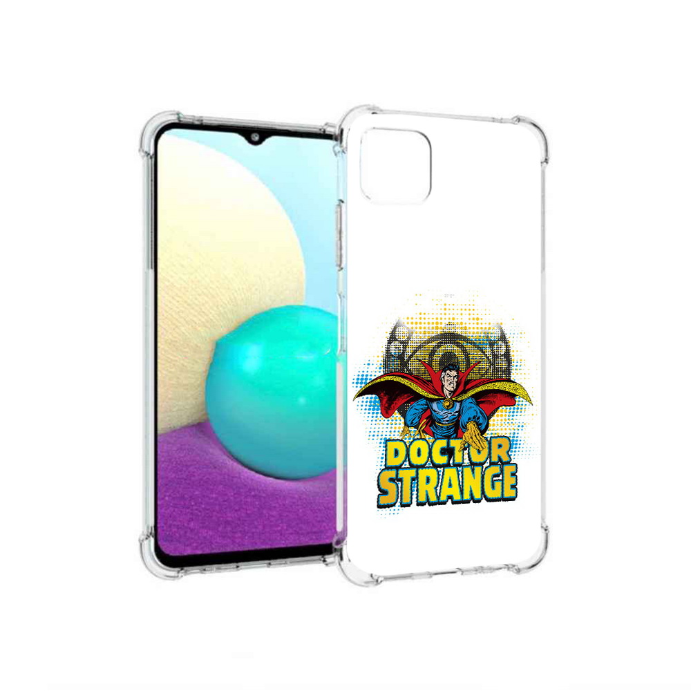 

Чехол MyPads Tocco для Samsung Galaxy A22 доктор стренж рисунок, Прозрачный, Tocco