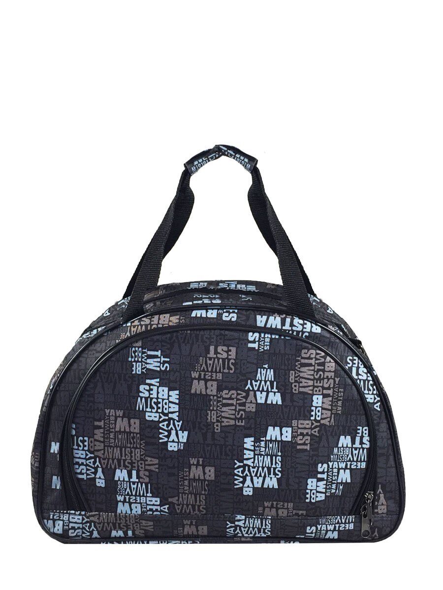 Дорожная сумка унисекс BAG-TROPHY 249/1 темно-серая, 40х25х20 см