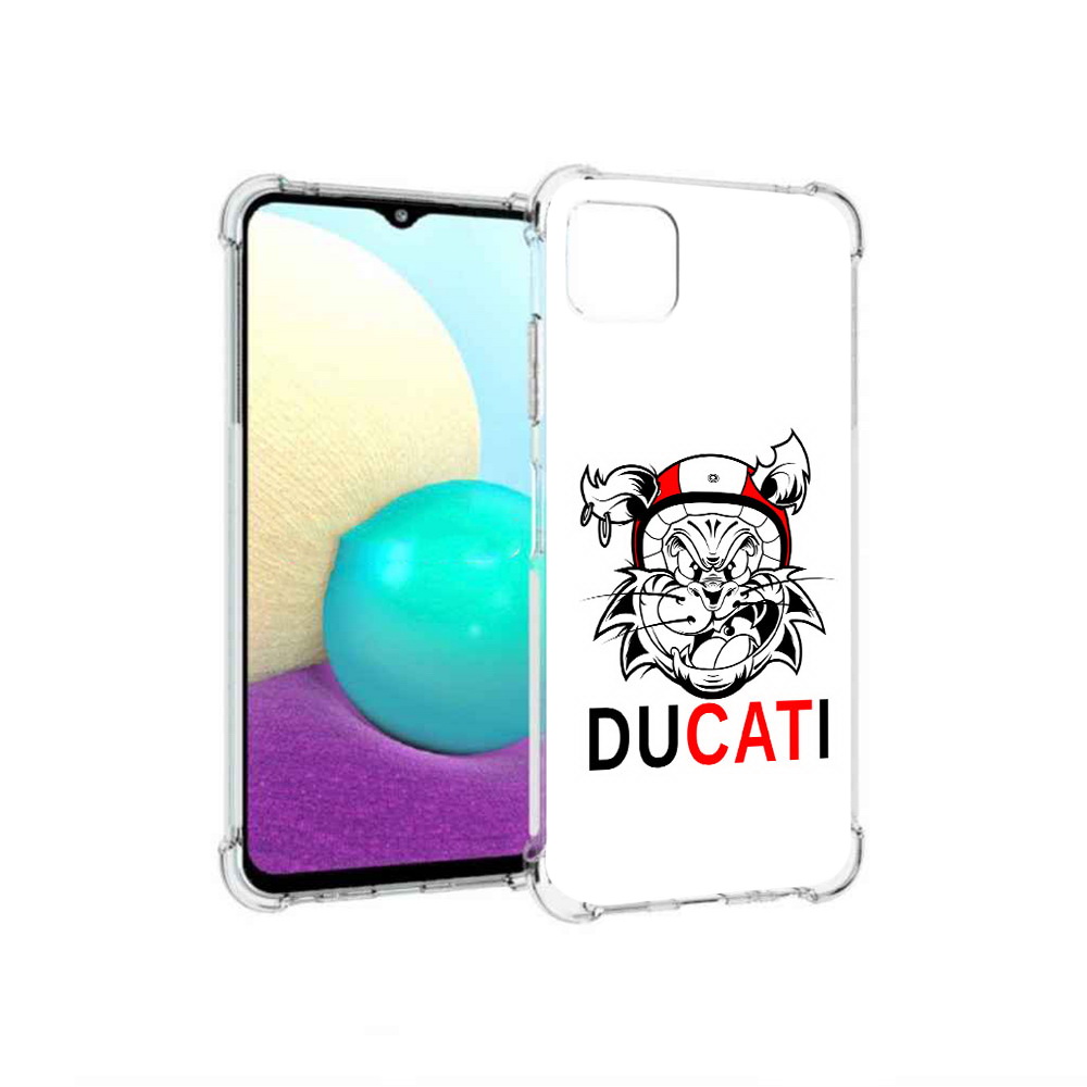 

Чехол MyPads Tocco для Samsung Galaxy A22 дукати, Прозрачный, Tocco