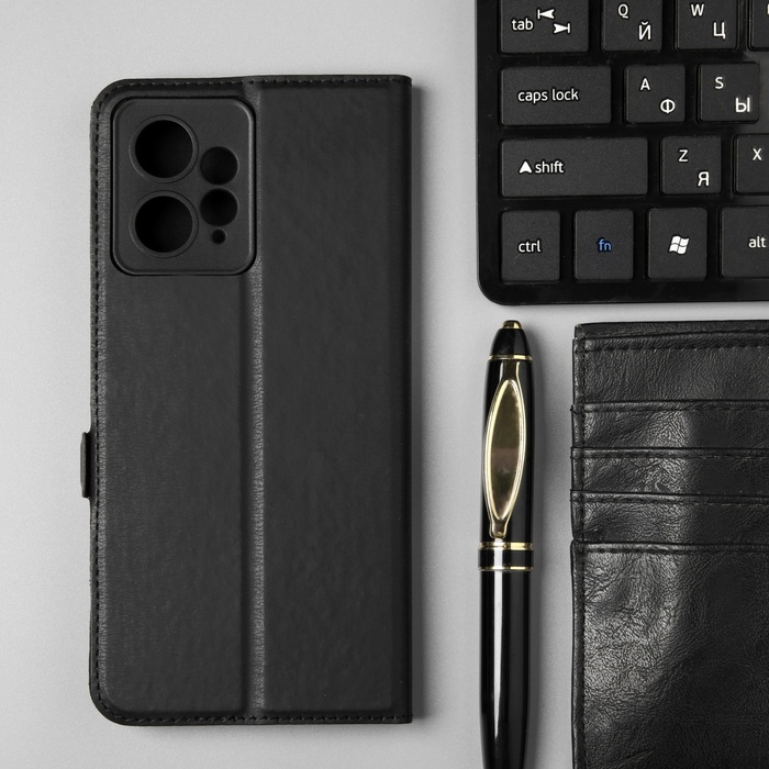 

Чехол BoraSCO Book Case для Xiaomi Redmi Note 12 4G, черный