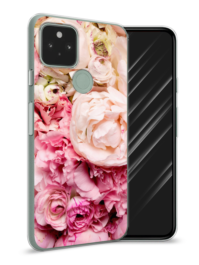 

Чехол Awog на Google Pixel 5A "Пионы яркие", Разноцветный, 271050-8