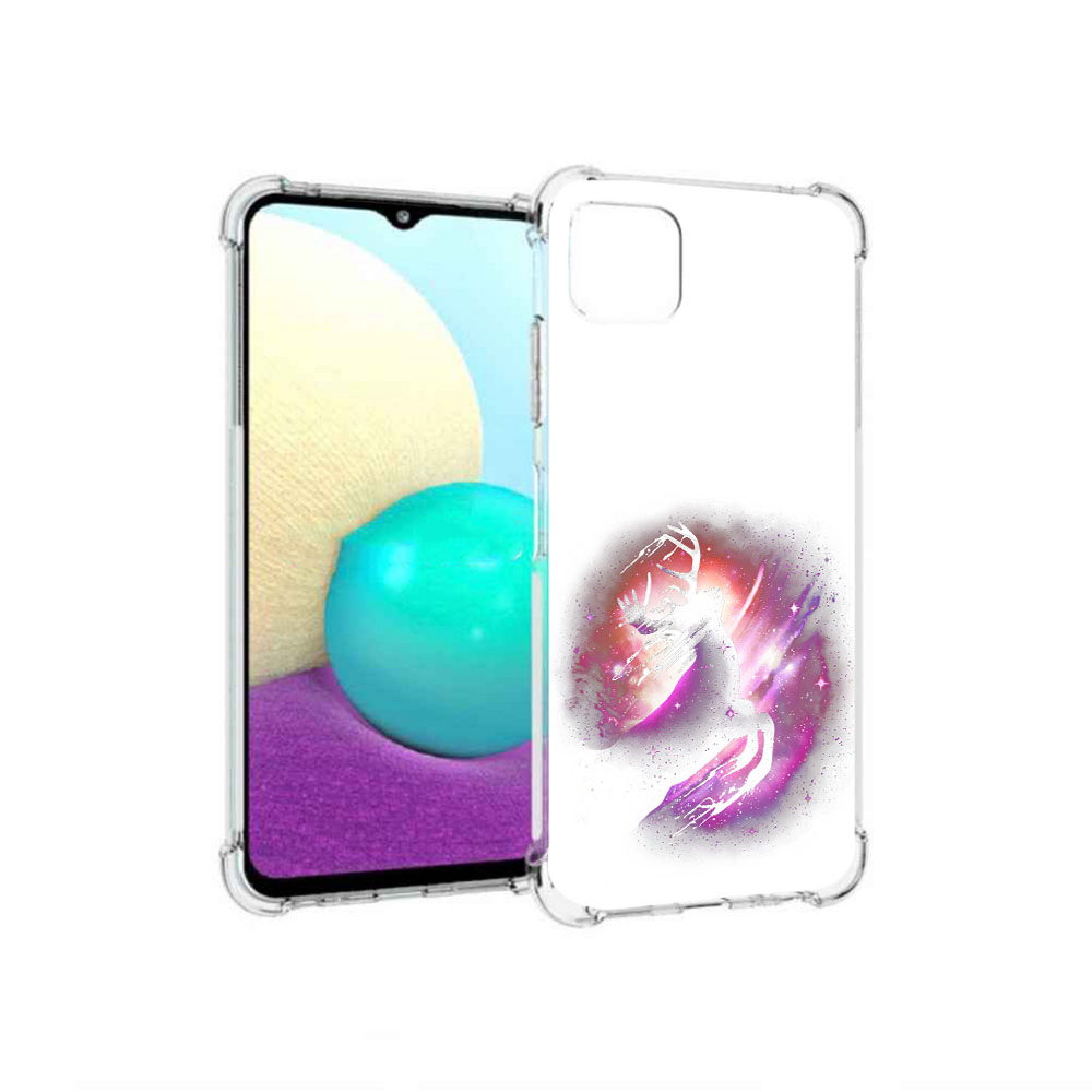 

Чехол MyPads Tocco для Samsung Galaxy A22 звездный олень, Прозрачный, Tocco