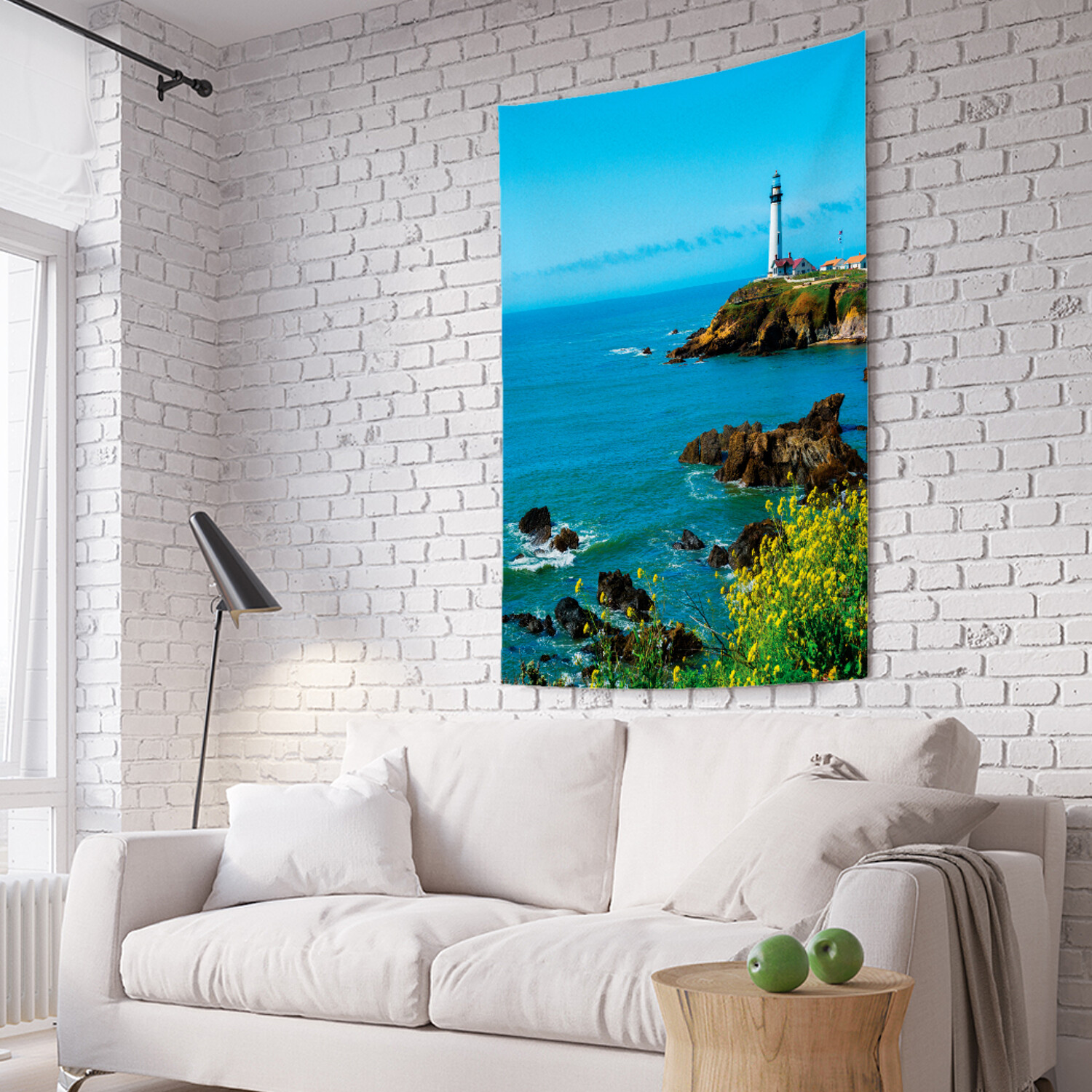 

Вертикальное фотопанно на стену JoyArty Деревня у маяка 150x200 см, Деревня у маяка
