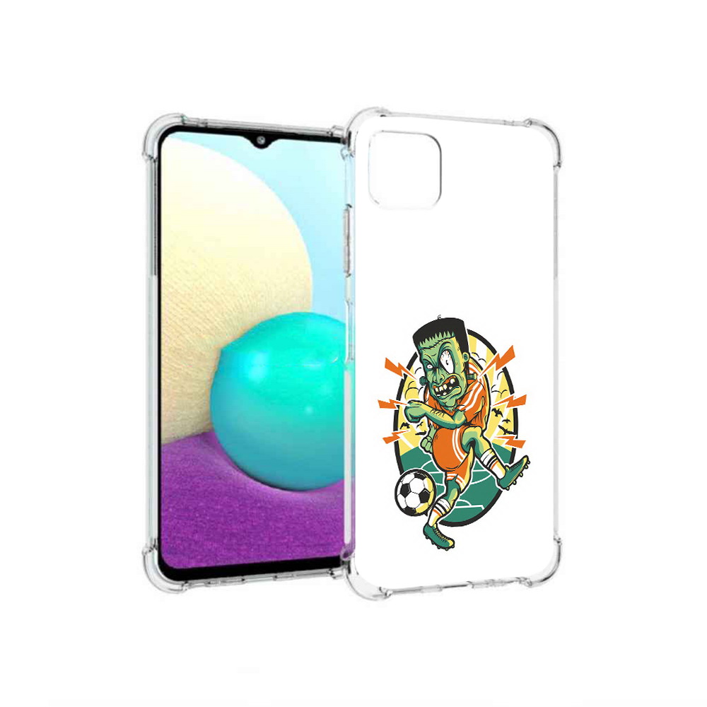

Чехол MyPads Tocco для Samsung Galaxy A22 зомби футболист, Прозрачный, Tocco