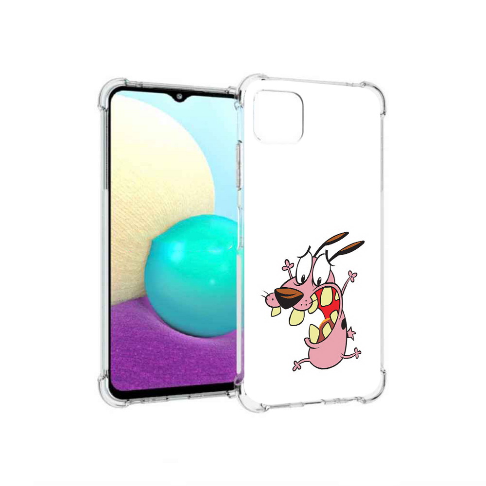 

Чехол MyPads Tocco для Samsung Galaxy A22 зубастый бобик, Прозрачный, Tocco