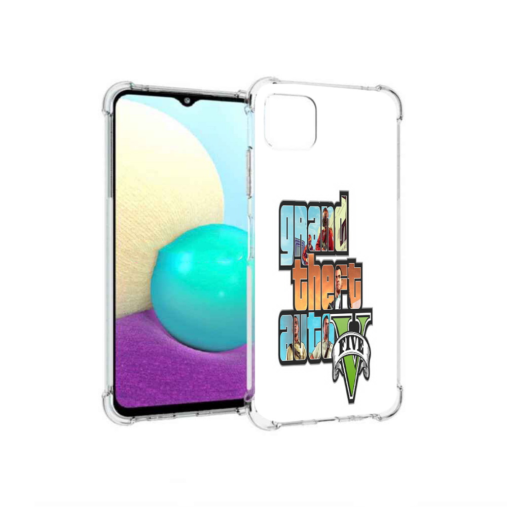 

Чехол MyPads Tocco для Samsung Galaxy A22 игра гта, Прозрачный, Tocco