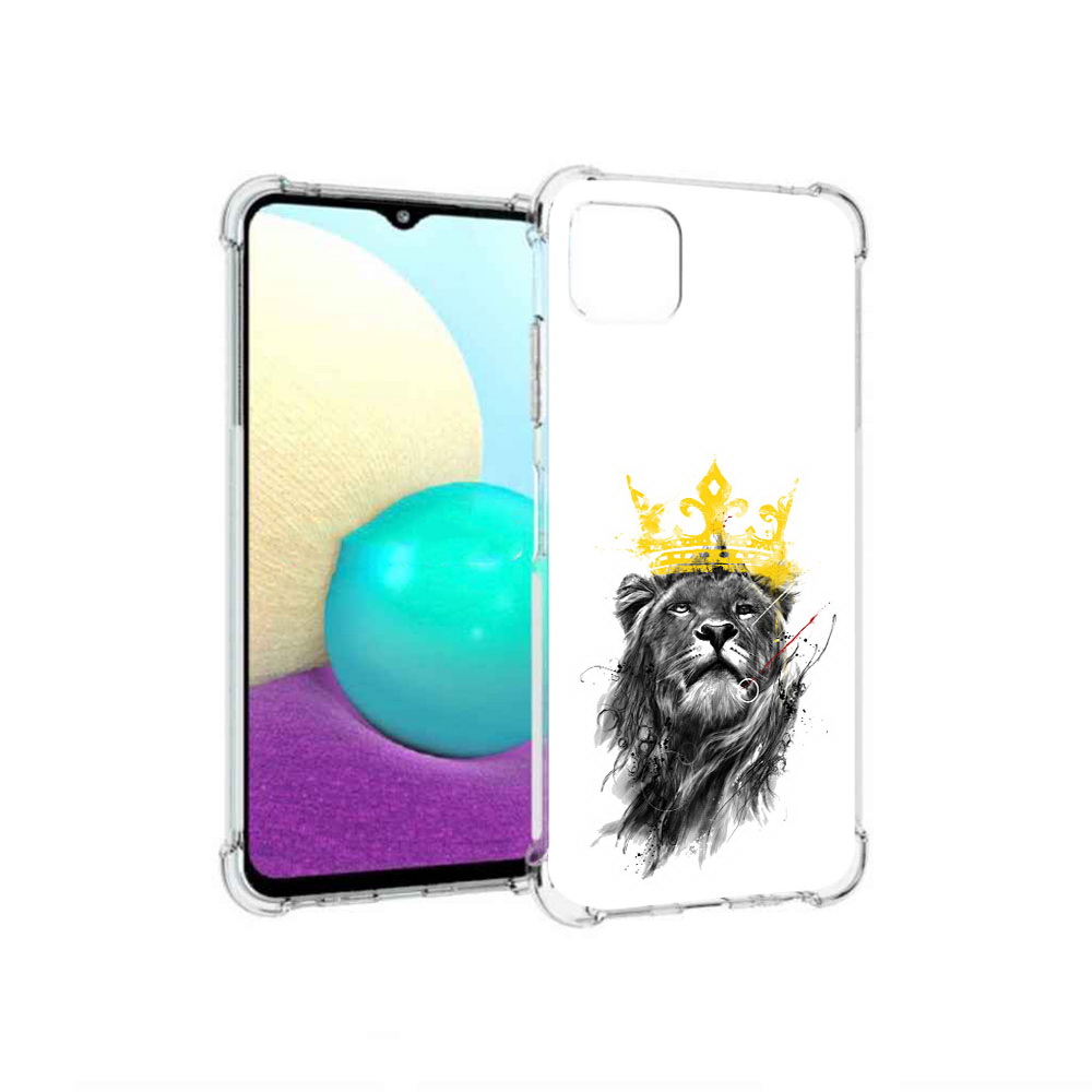 

Чехол MyPads Tocco для Samsung Galaxy A22 король-лев, Прозрачный, Tocco