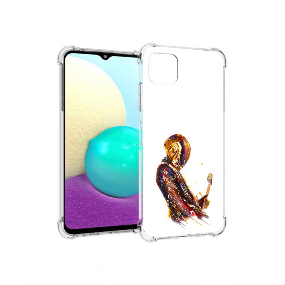 

Чехол MyPads Tocco для Samsung Galaxy A22 космо-музыкант, Прозрачный, Tocco