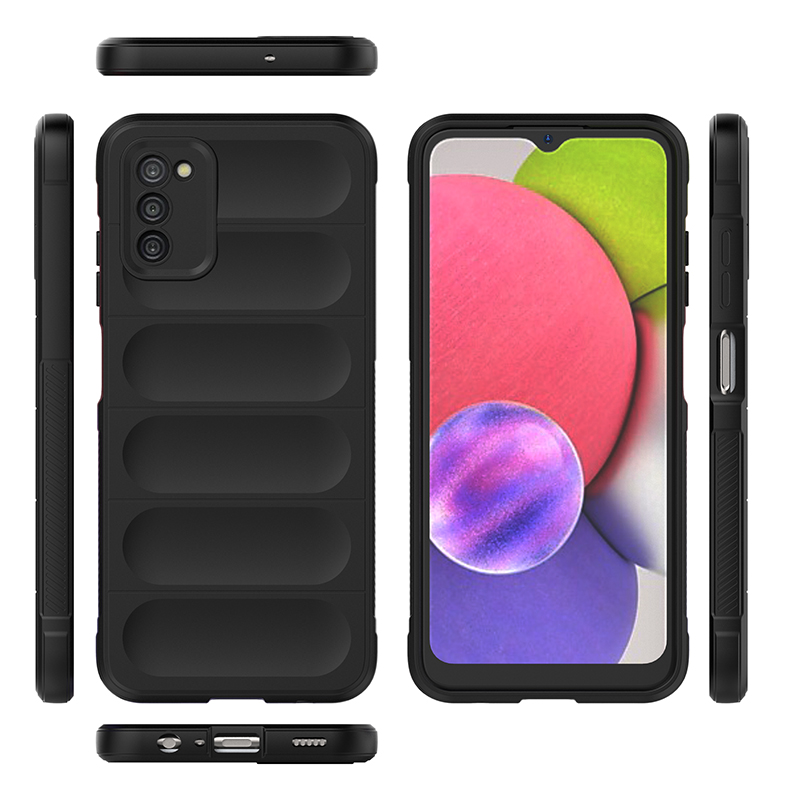

Противоударный чехол Flexible Case для Samsung Galaxy A03 ,черный, 376964736