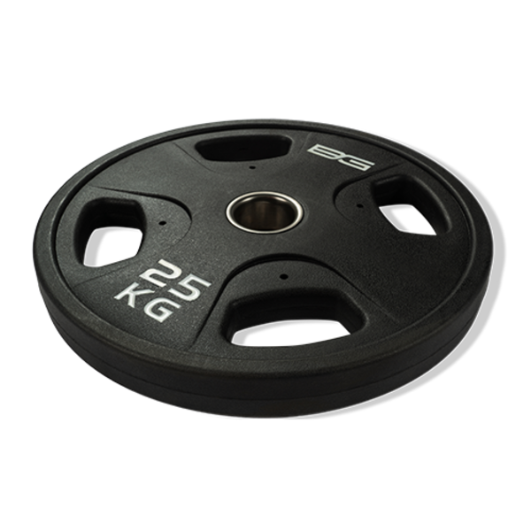 

Диск олимпийский обрезиненный черный BRONZE GYM 25 кг, bg-pa-pl-p250
