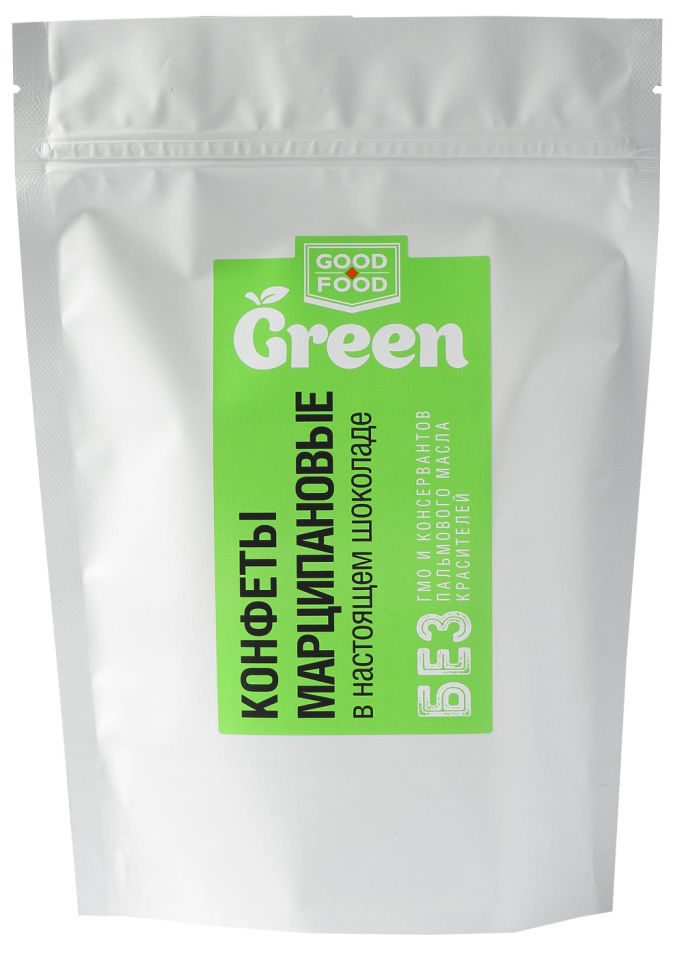 

Конфеты Good Food Green Марципан в шоколаде 150г