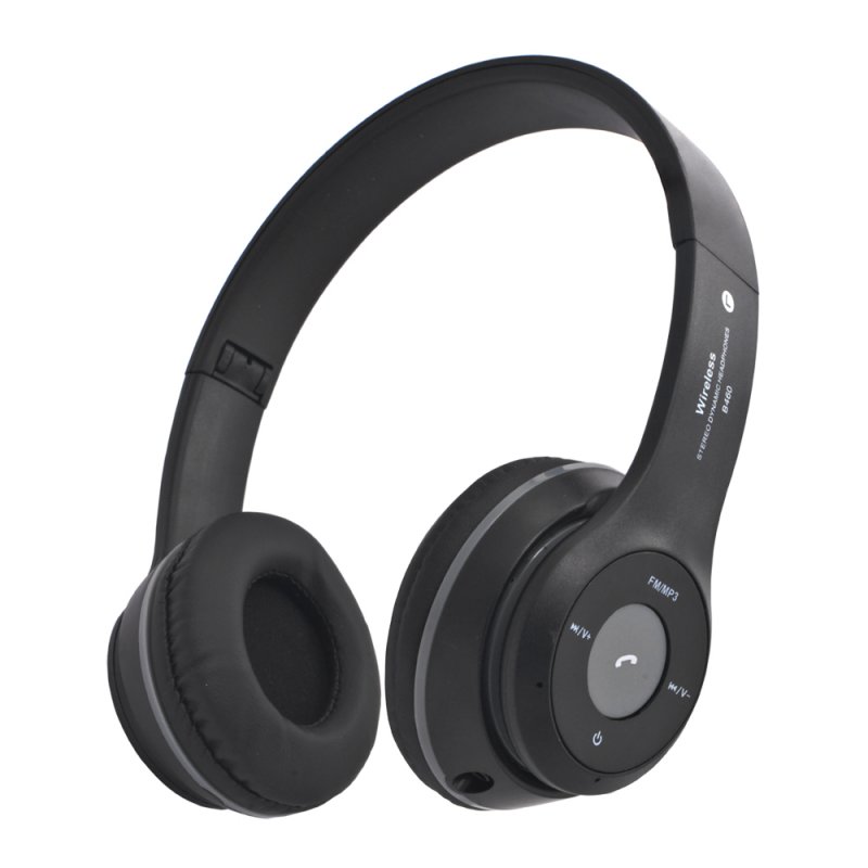 

Bluetooth гарнитура "LP" накладная B460 (черная/коробка), B460