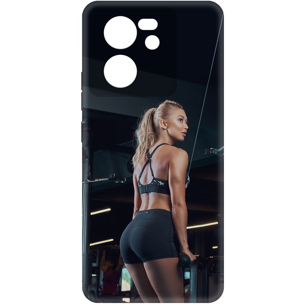 

Чехол-накладка Krutoff Soft Case Шорты женские для Xiaomi 13T Pro черный
