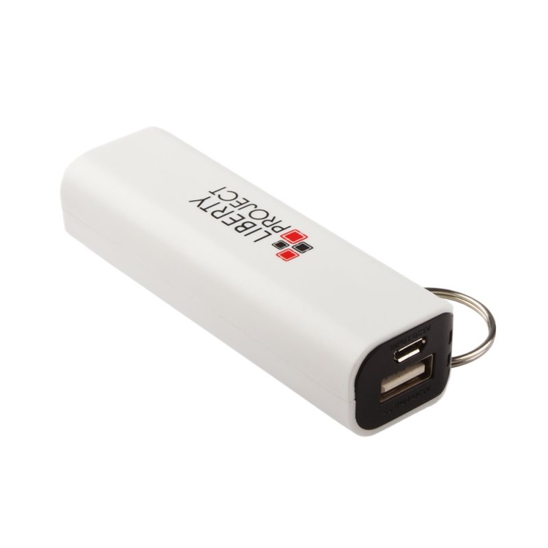 

Внешний АКБ "LP" 2600 мАч Li-ion USB выход 1А (белый с черным)