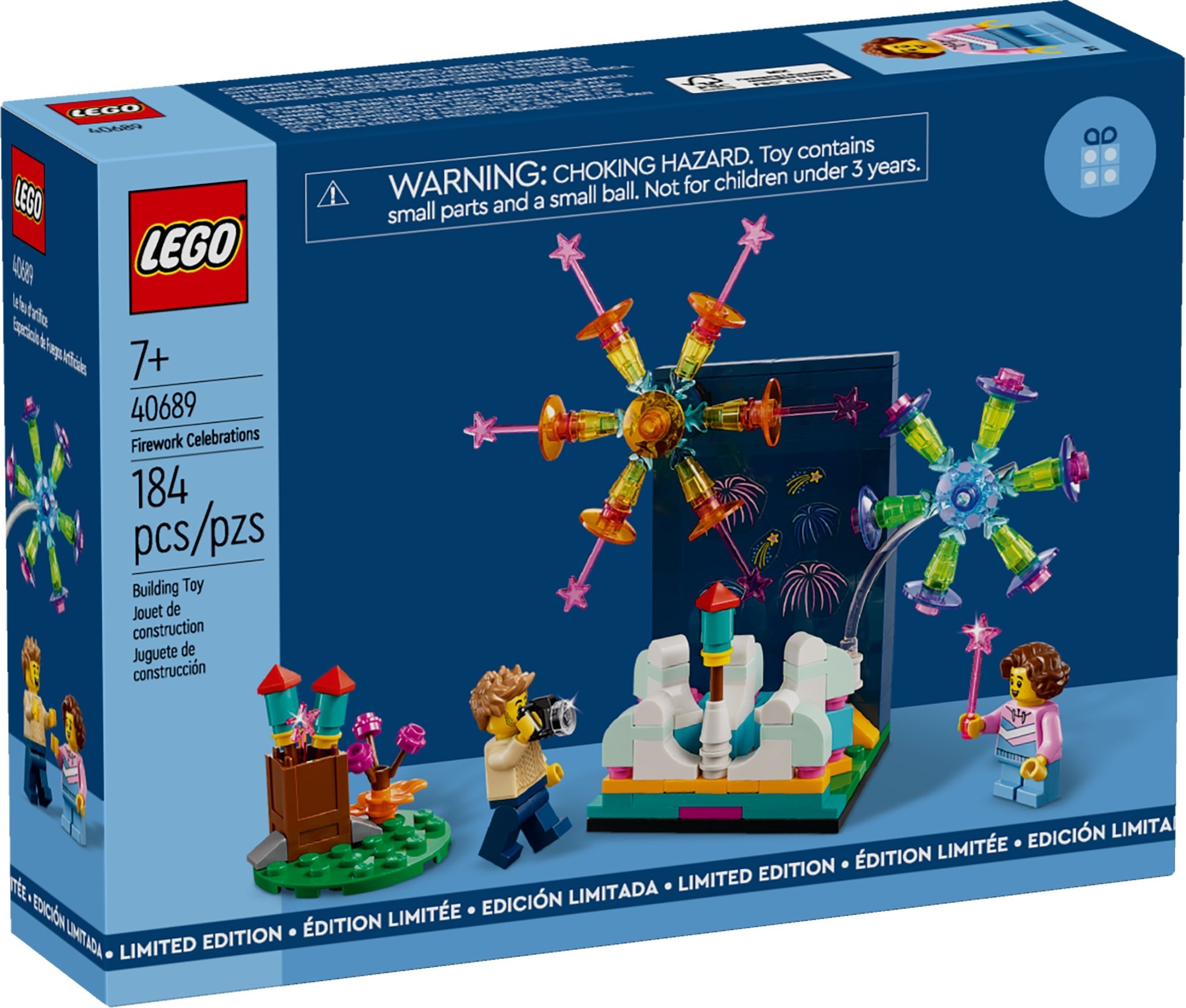 

Конструктор Lego 40689 Promotional Праздничные фейерверки 184 детали, Праздничные фейерверки