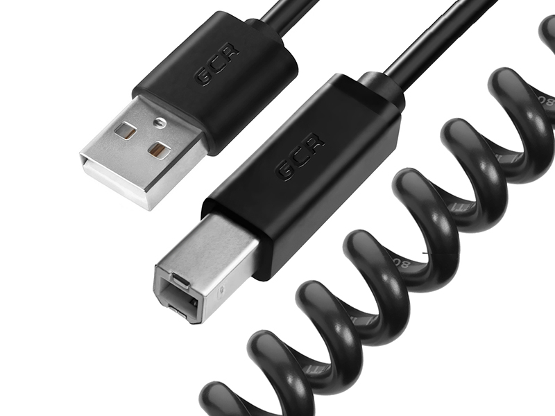 фото Аксессуар gcr usb 2.0 am - bm 5m black black gcr-upc0m-aa2s-2.0m