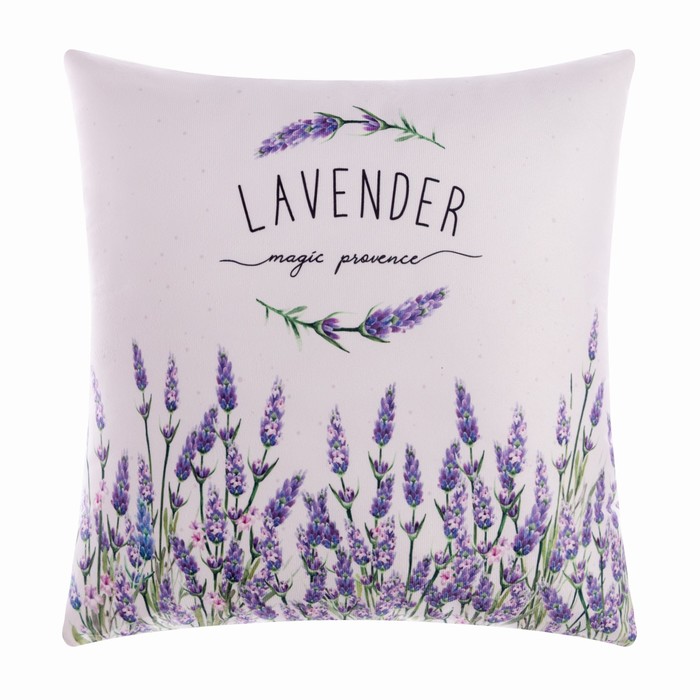 

Подушка Этель "Magic provence" 40х40 см, 100% п/э, Разноцветный, lavender