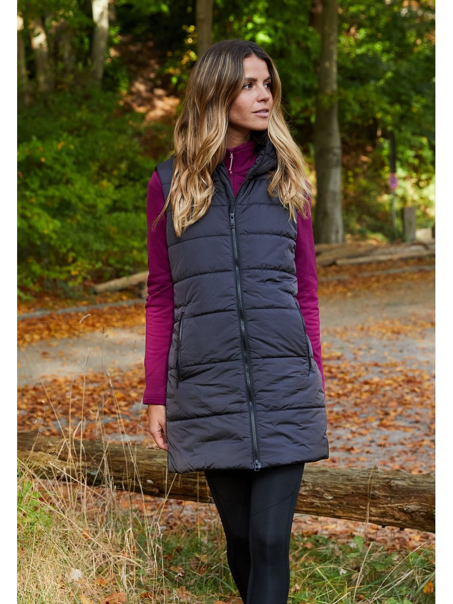 

Утепленный жилет женский Jack Wolfskin JA441F0CQ черный XS, JA441F0CQ