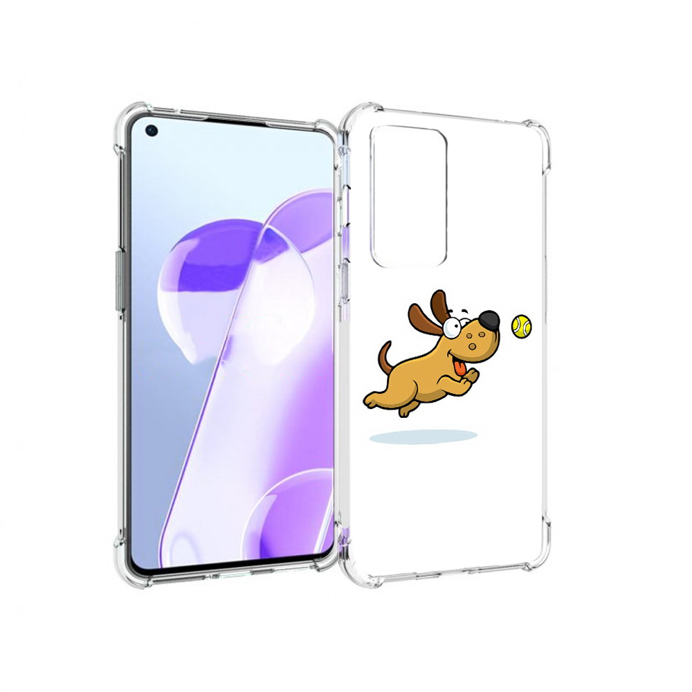 

Чехол MyPads Tocco для OnePlus 9RT пёсик (PT172016.131.563), Прозрачный, Tocco