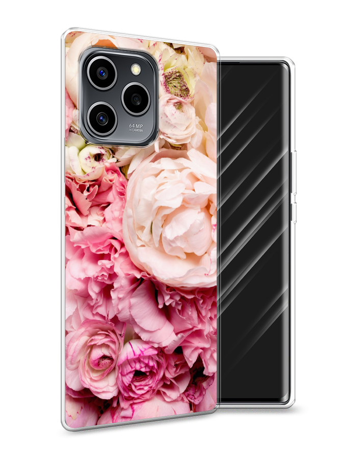 

Чехол Awog на Honor 60 SE "Пионы яркие", Разноцветный, 6108050-8