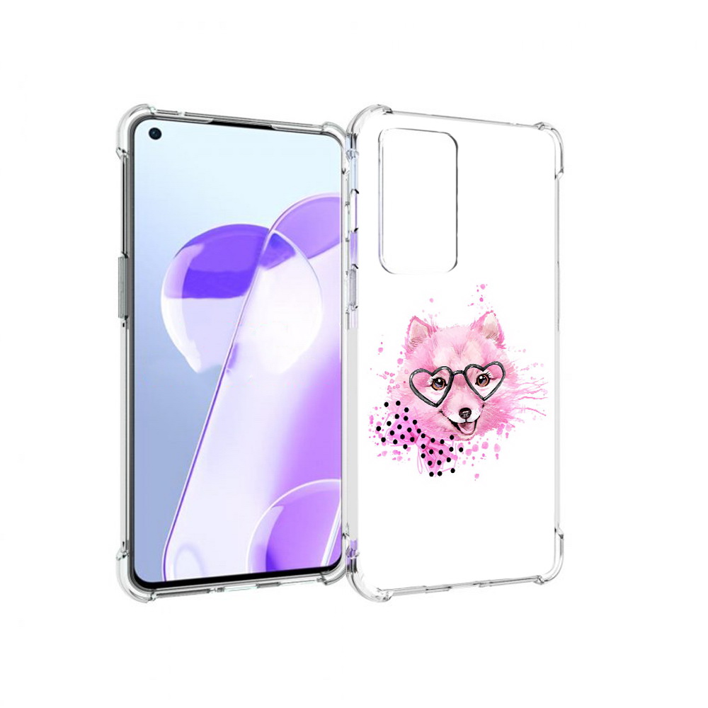 

Чехол MyPads Tocco для OnePlus 9RT розовый волченок (PT172016.131.585), Прозрачный, Tocco