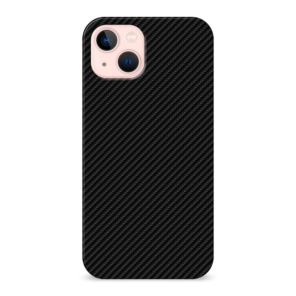 

Пластиковый чехол "Черный карбон" на Apple iPhone 13, 14220-2