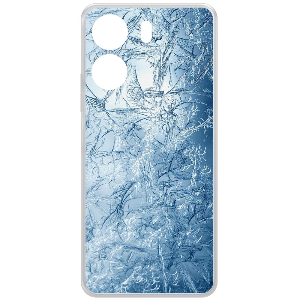 

Чехол-накладка Krutoff Clear Case Лед для Xiaomi Poco C65, Прозрачный